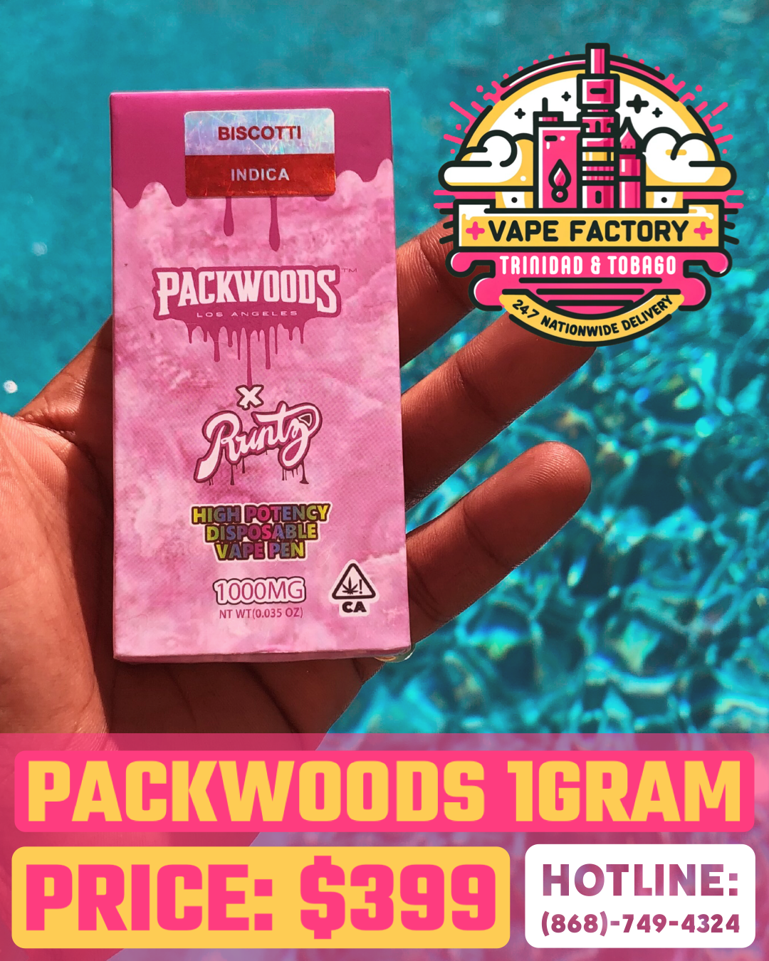 PACKWOODS X RUNTZ 1GRAM 