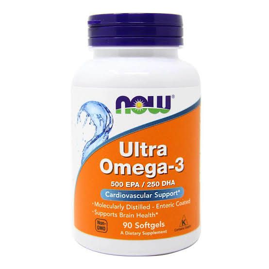 NOW Ultra Omega-3 90 Softgels 