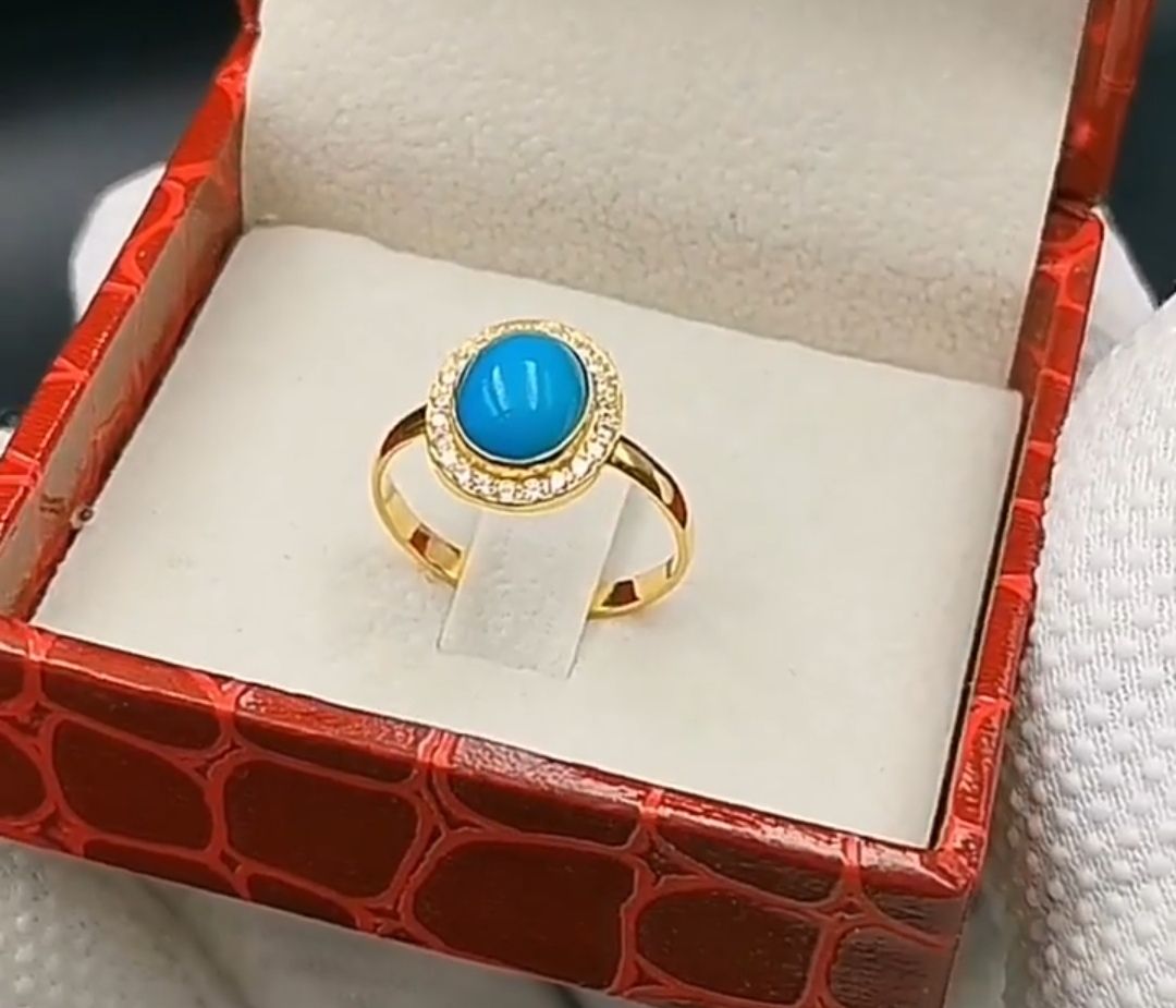 خاتم ذهب الفيروز نيشابوري 