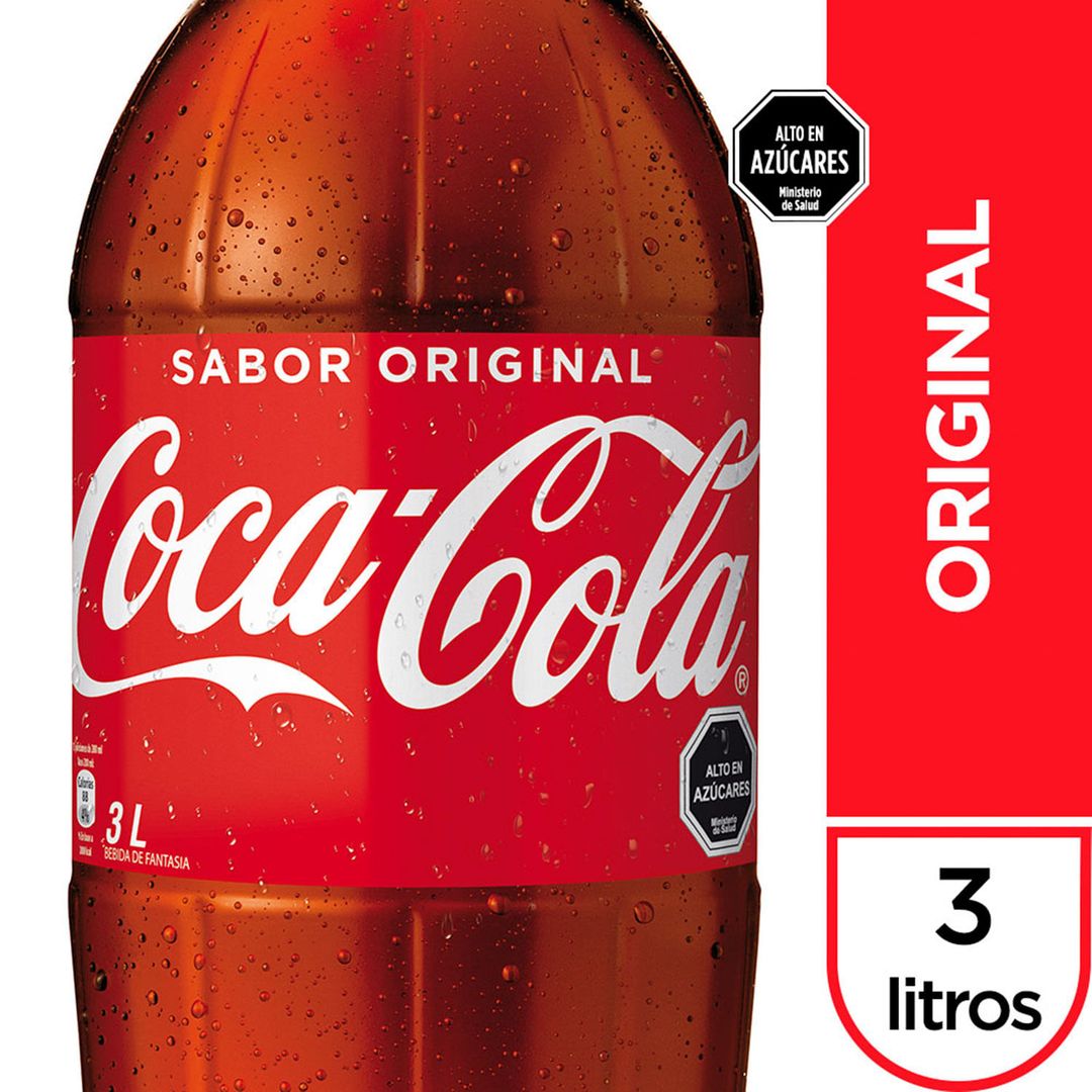 Coca-Cola 3 litros sabor original 