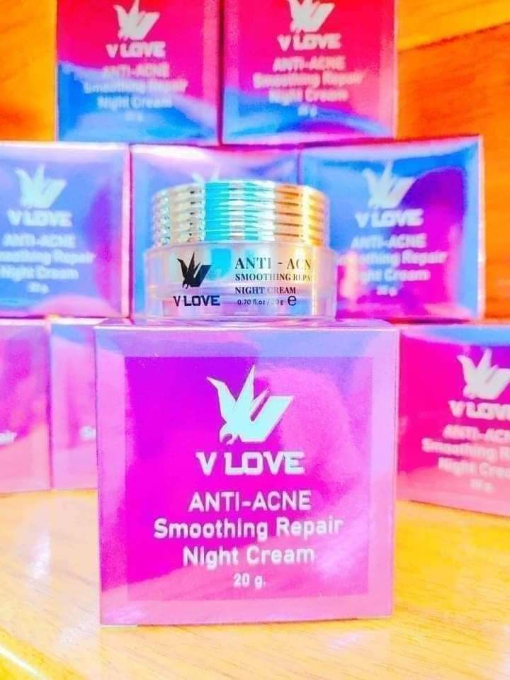 V Love_Anti Acne Smoothing Night Cream