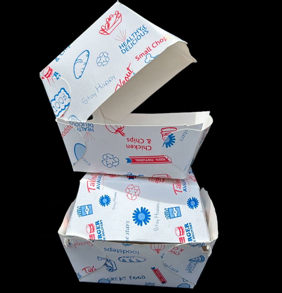 FOODSTEPS CLAMSHELL TAKEOUT BOXES 