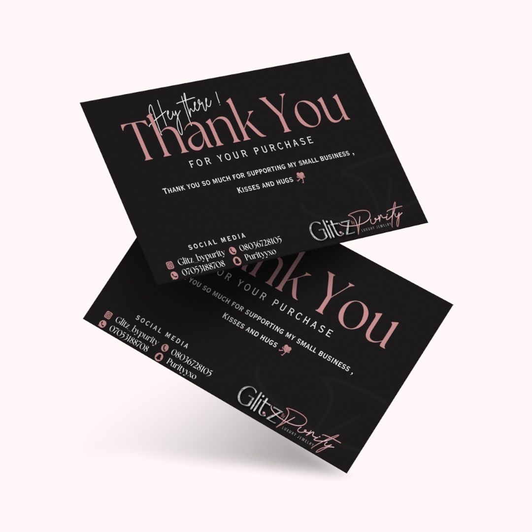 Brand Thank You Cards