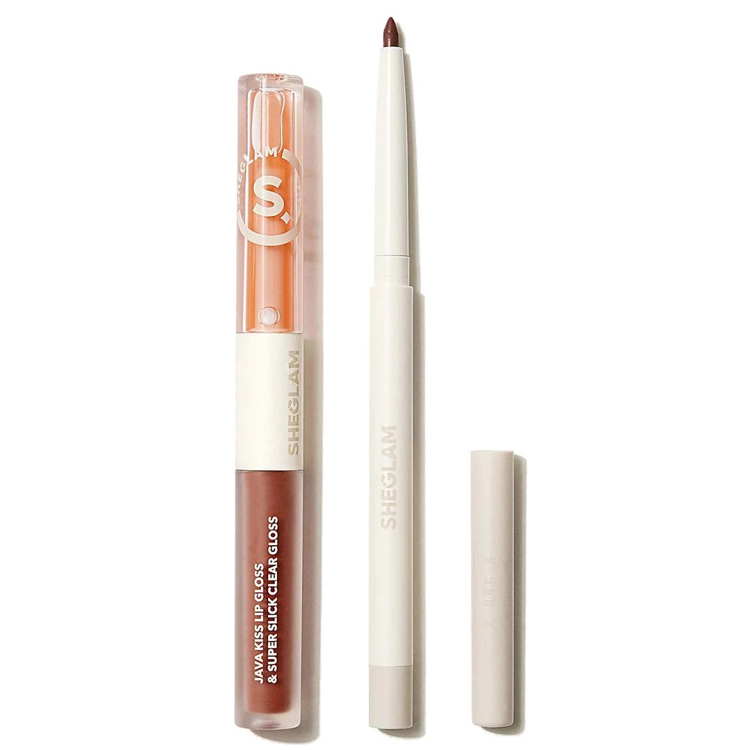 SHEGLAM Soft 90'S Glam Lip Liner And Lip Duo Set - Haute Cocoa