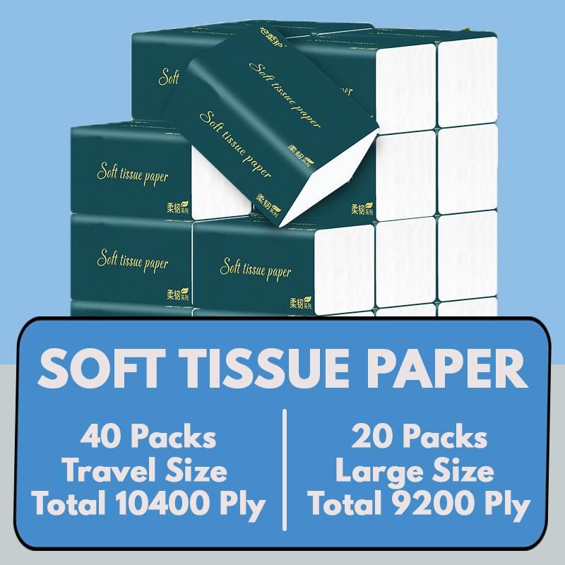 4 Ply Tissue Box | 20 Packs Large - 9200 Ply 