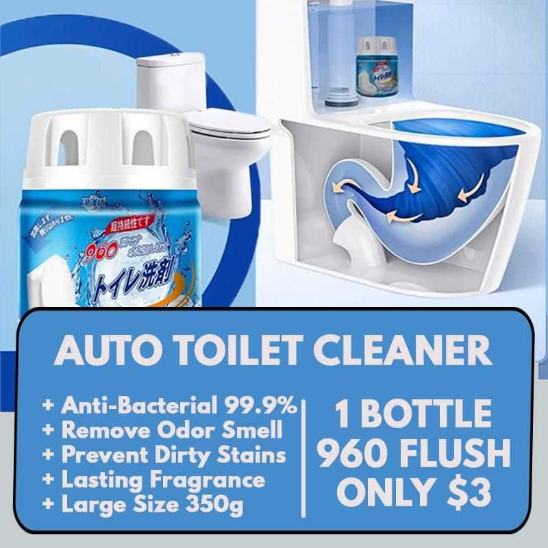 Automatic Toilet Cleaner Anti-Bacterial Ocean Breeze Aroma