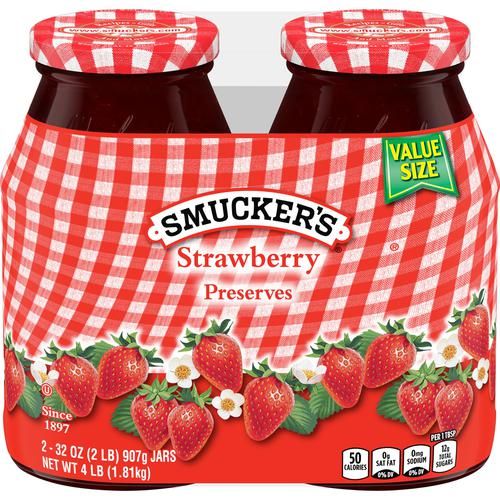 Smucker's Strawberry Jam 2 Units / 907 g / 32 oz