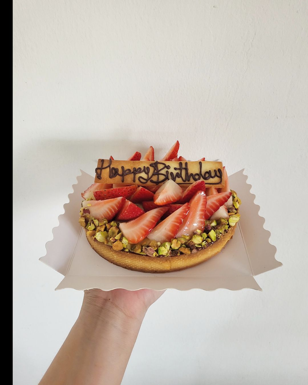 15CM Strawberry Pistachio Tart