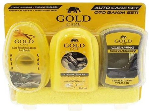 جولد كير طقم اسفنج للسيارات Auto care set