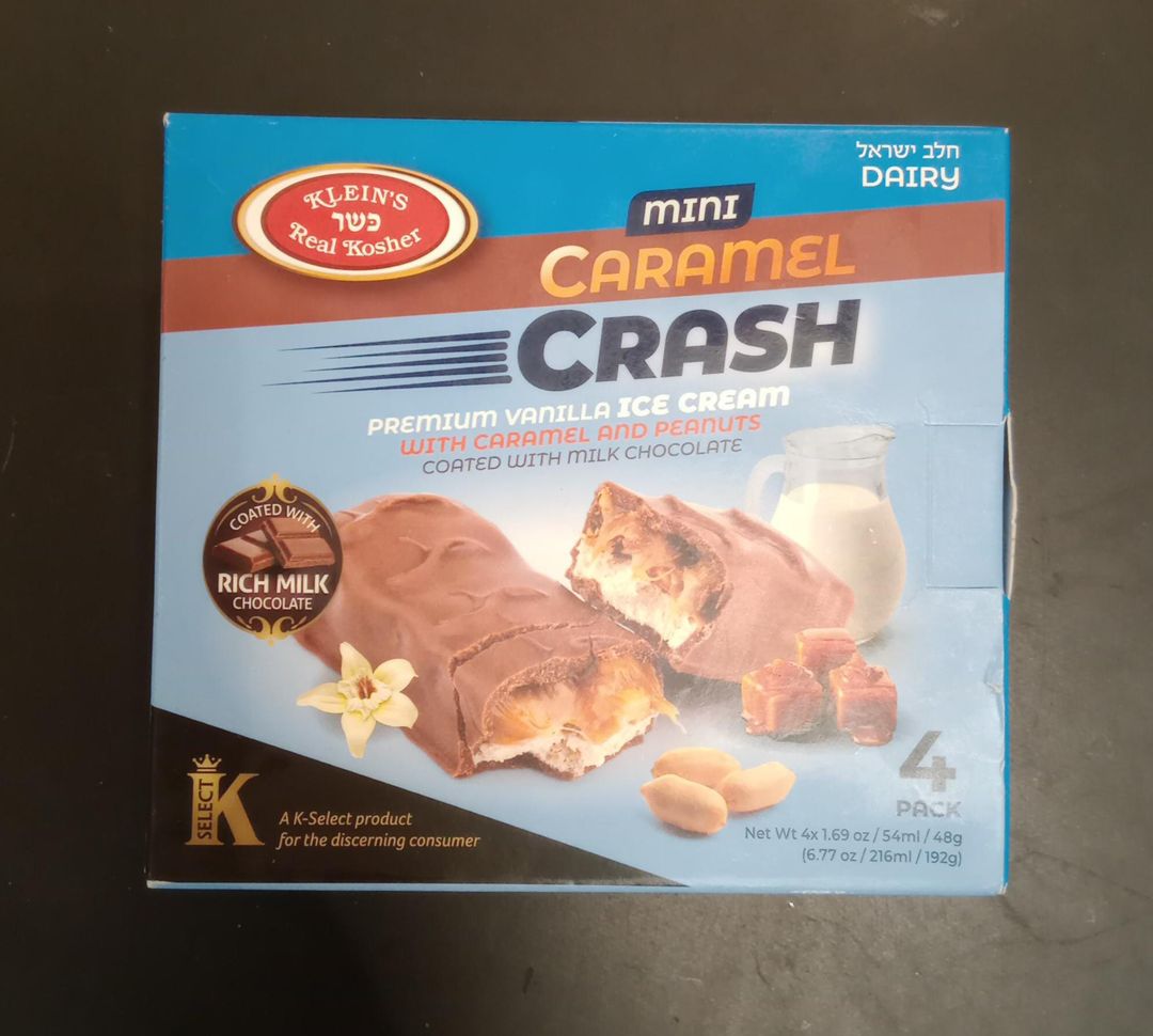 Mini caramel crash halav Israël 4 par boîte