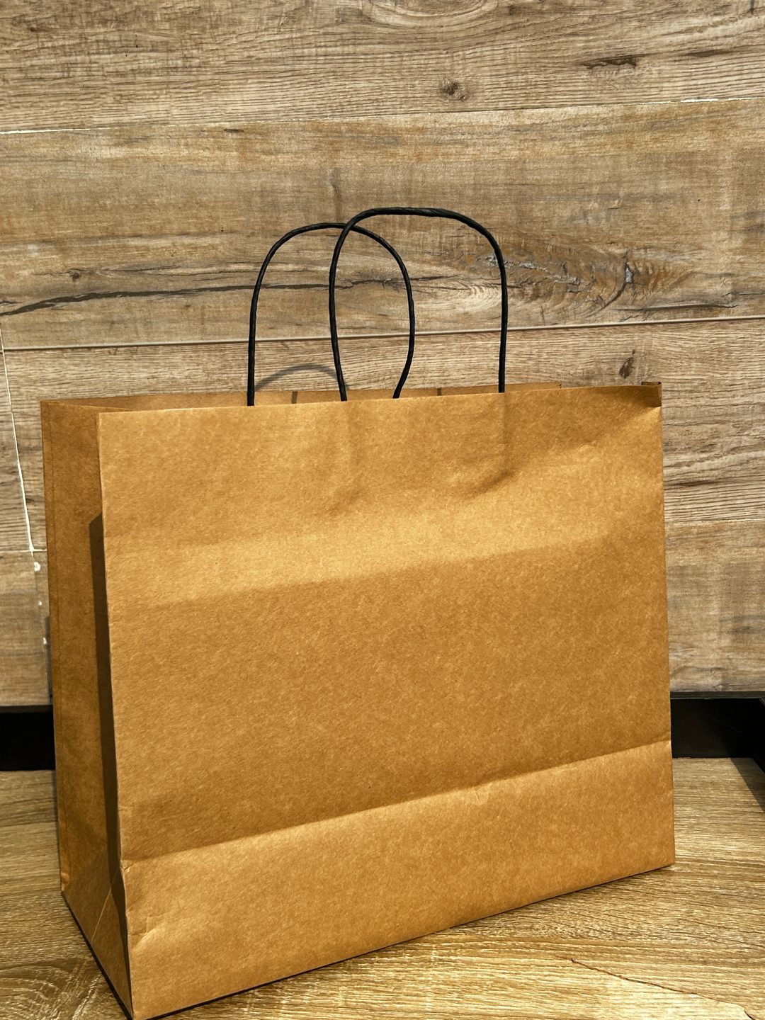 BROWN DELIVERY CARRIER BAGS - 11.5 x 13.5 x 6 - CARTON OF 100 BAGS  
