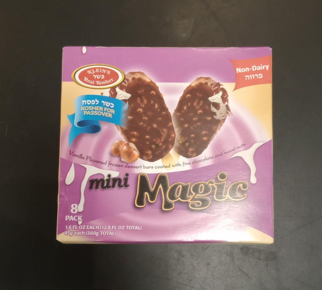 Glace à la vanille  Mini Magic  Parve  8 par boîte