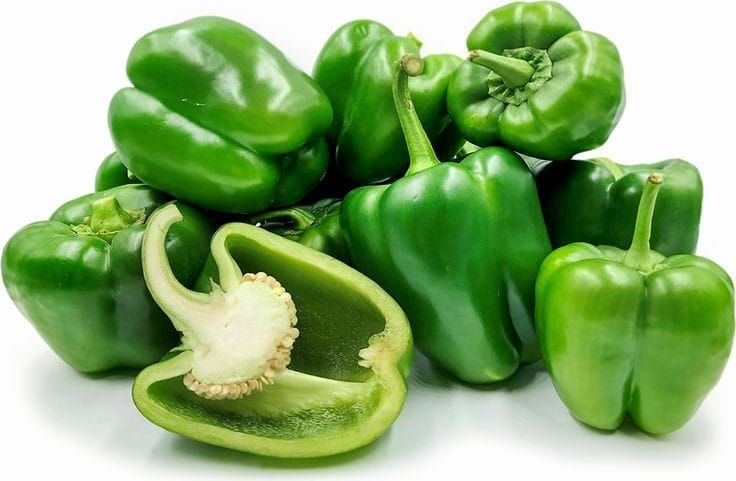 GREEN CAPSICUMS 1KG 