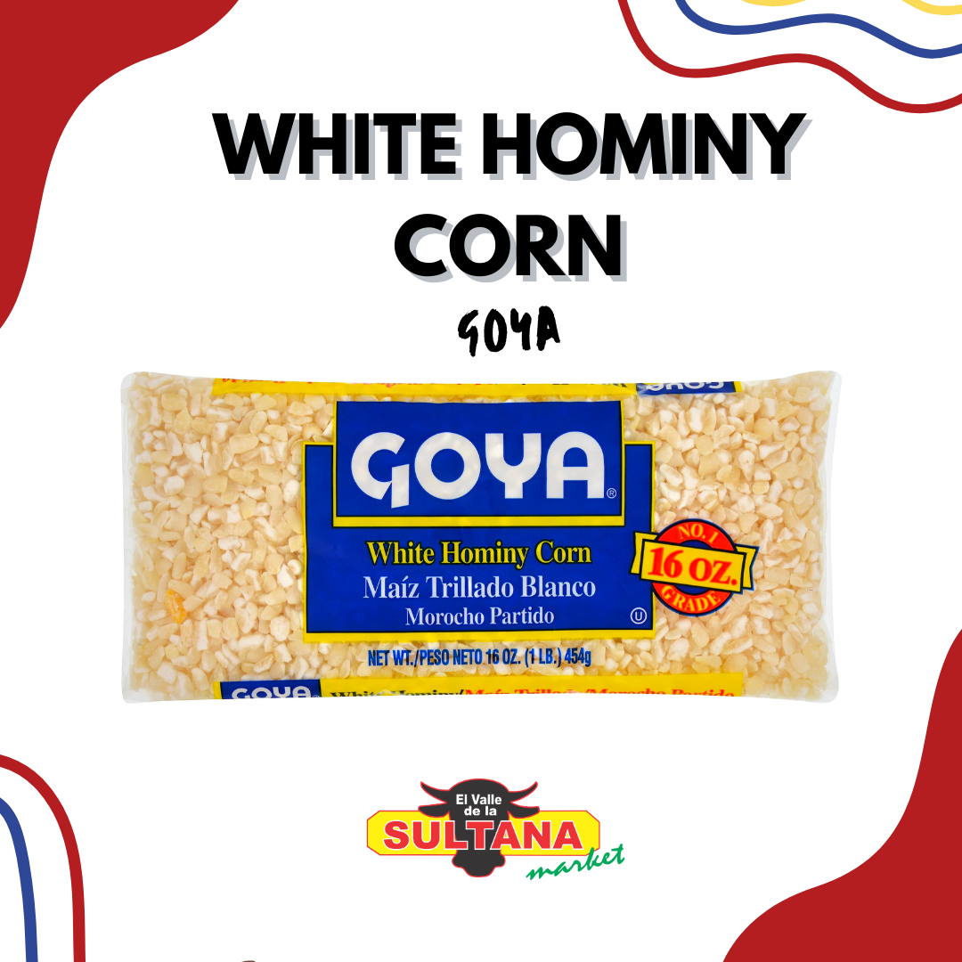 White Hominy Corn Goya 1lb