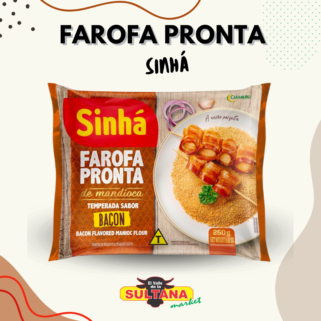 Farofa Pronta Bacon Sinhá 250g