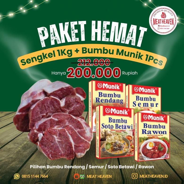 Paket Hemat Sengkel 1 KG + Bumbu Munik 1 pcs