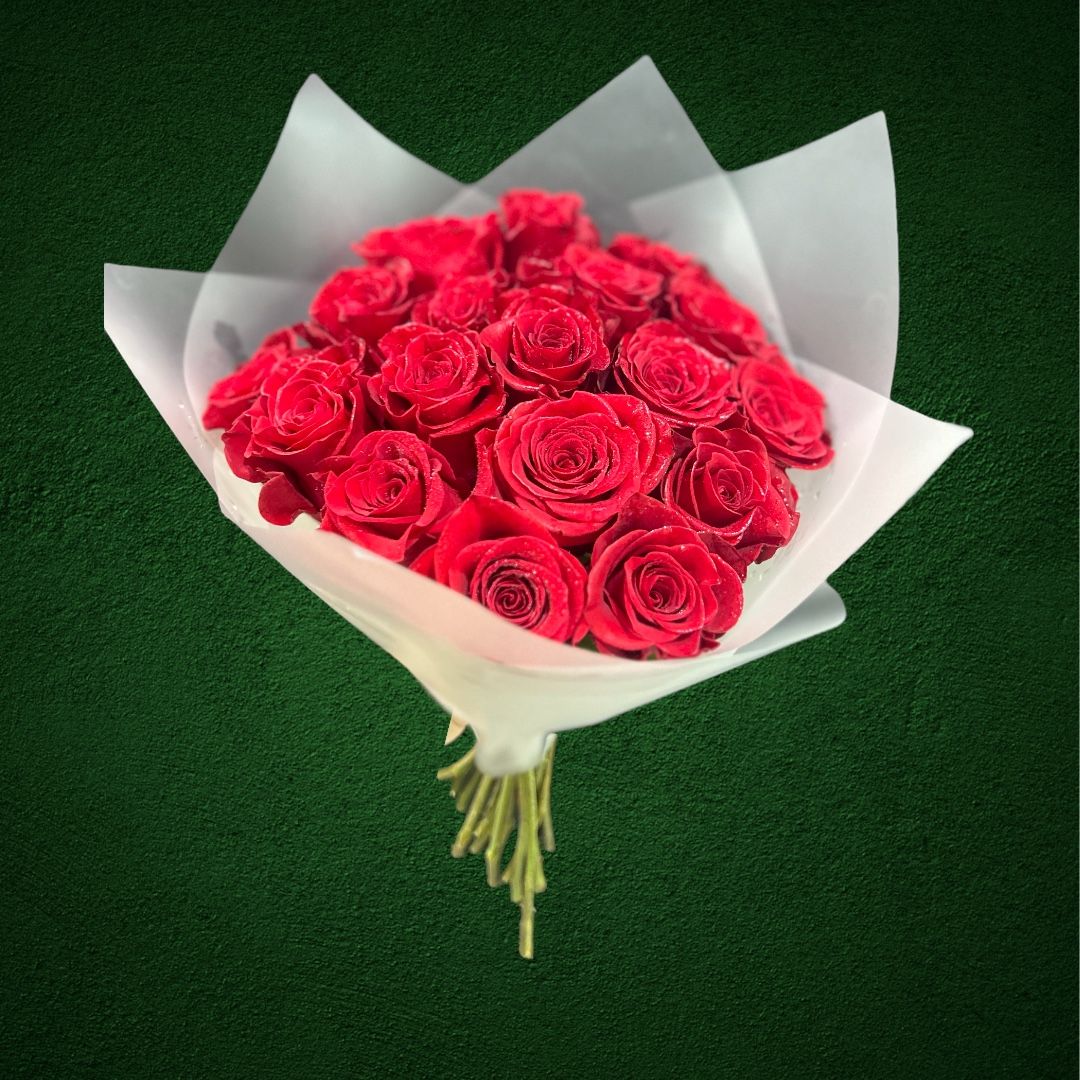 Red roses bouquet