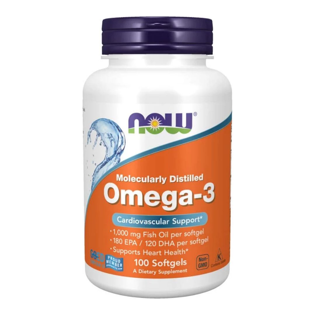 NOW Omega-3 100 Softgels 