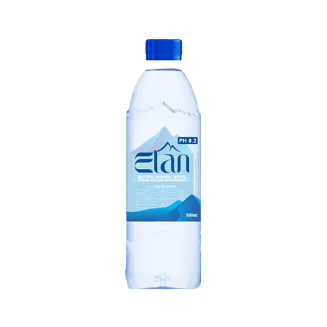 ទឹករ៉ែធម្មជាតិ Elan PH 8.2 500ml 