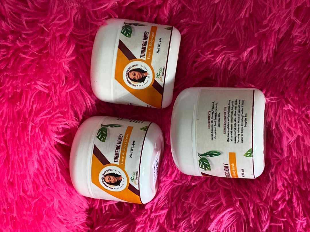 Turmeric & Honey Face & body scrub 