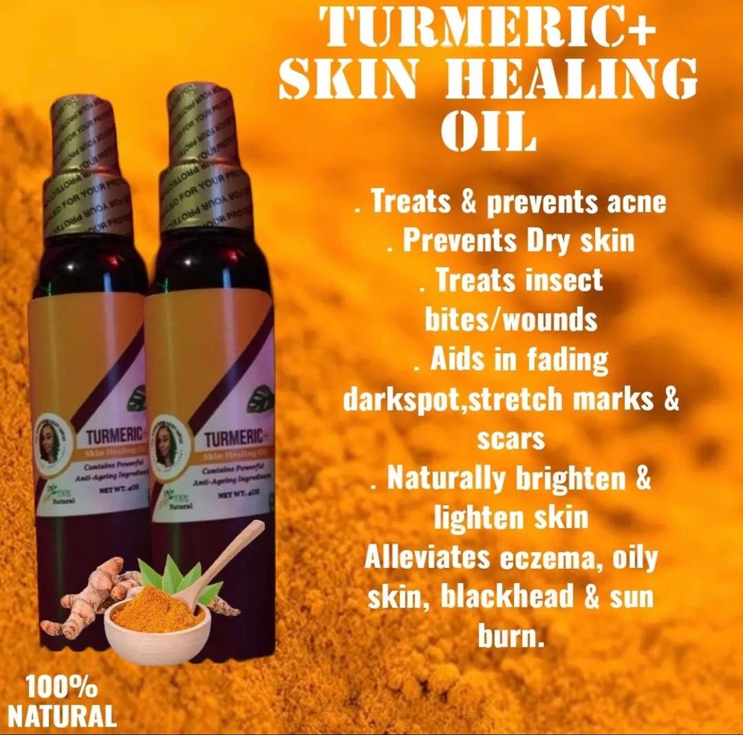 Turmeric skin Healing oil 4oz