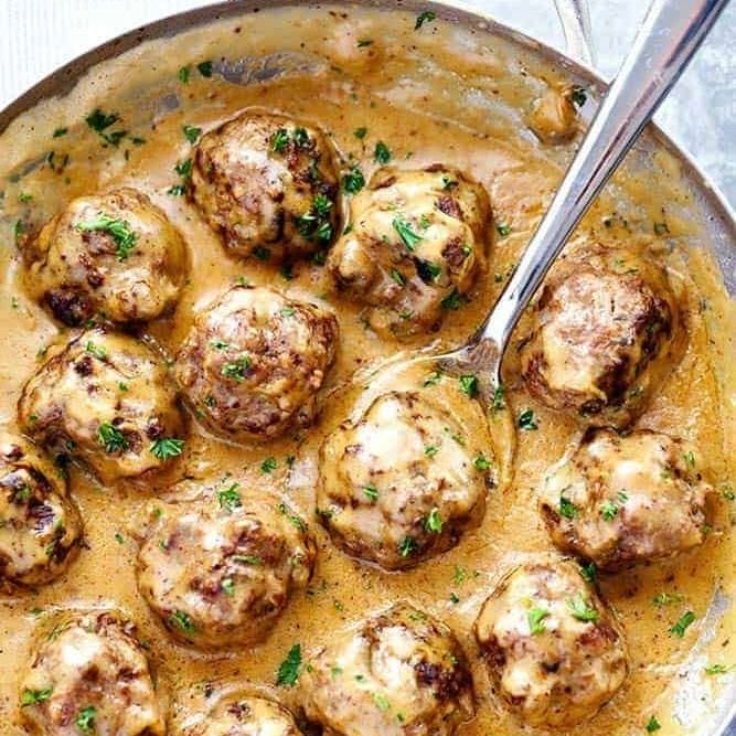 27/03 THURSDAY- CREAMY SWEDISH MEATBALLS