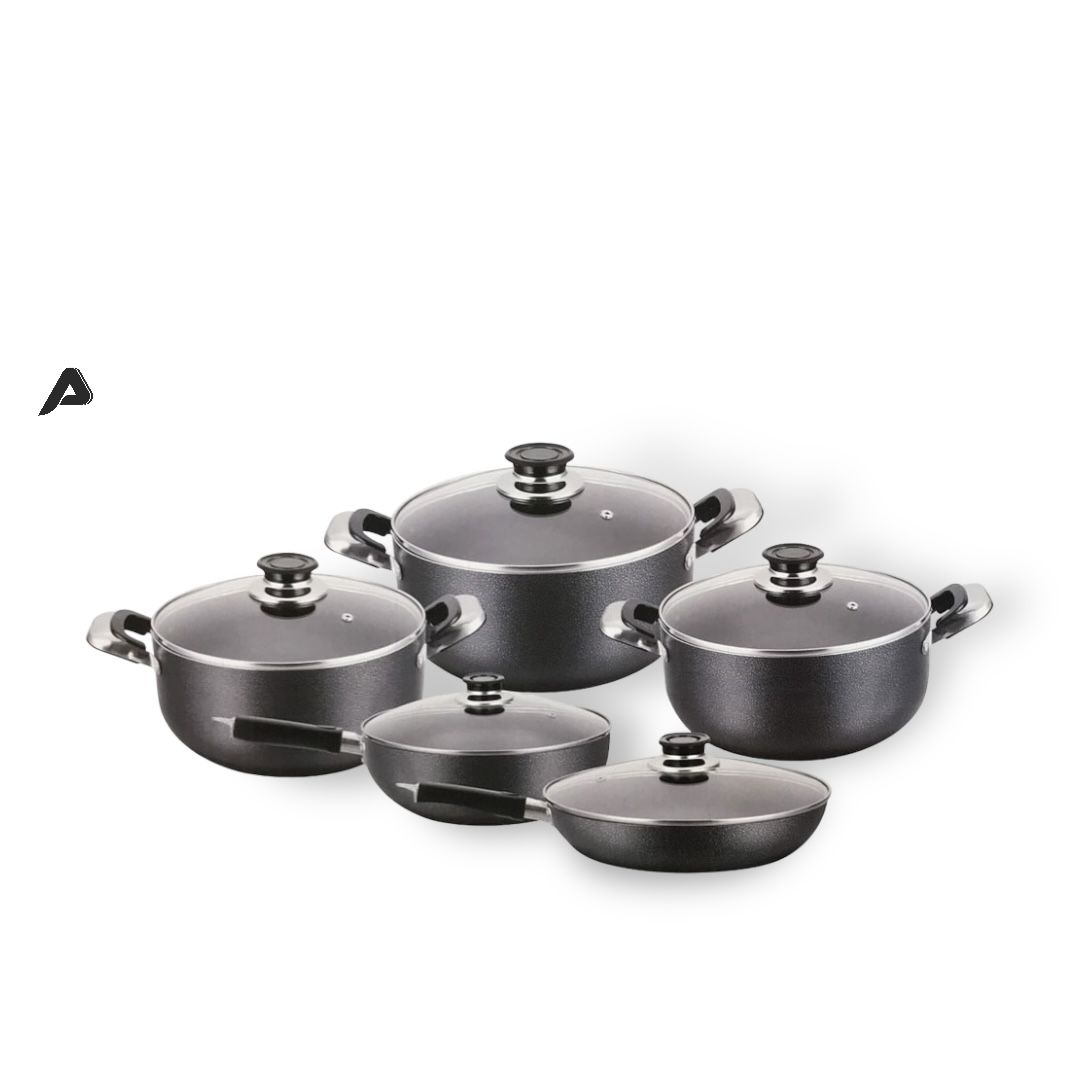 LANZA NON-STICK COOKWARE SET 10PCS