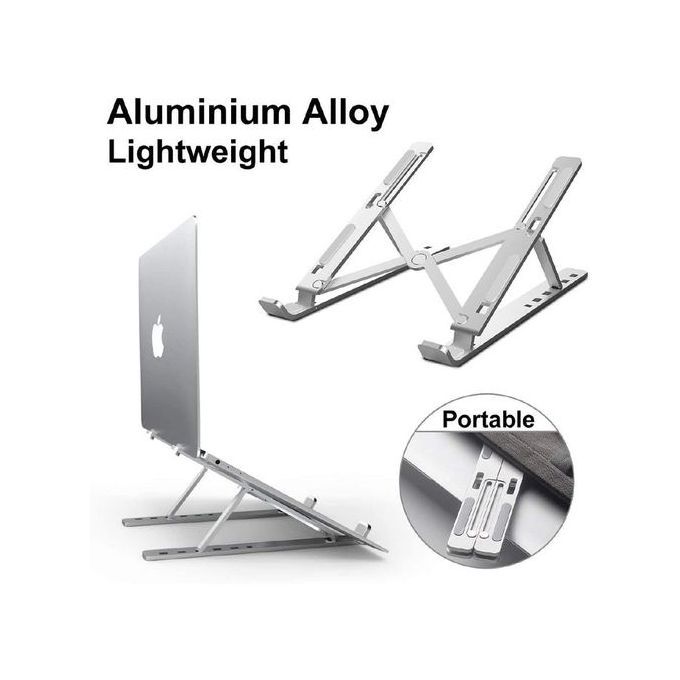 Portable ALUMINIUM ALLOY Fold-able Computer Support Laptop Stand