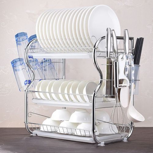 Rashnik 22" 3 Layer S.S. Dish Rack