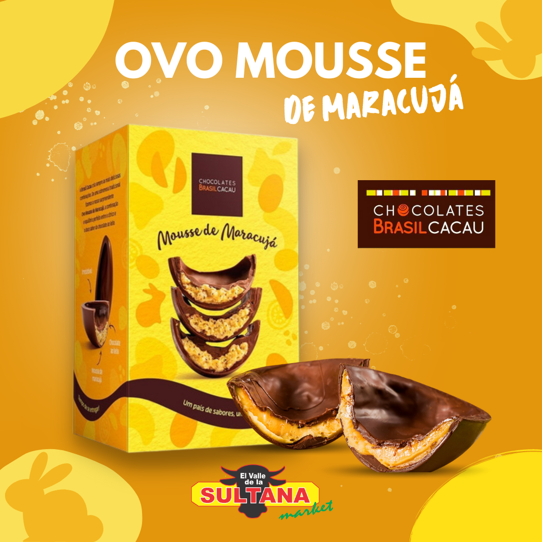 Brasil Cacau Ovo Mousse De Maracujá 400g