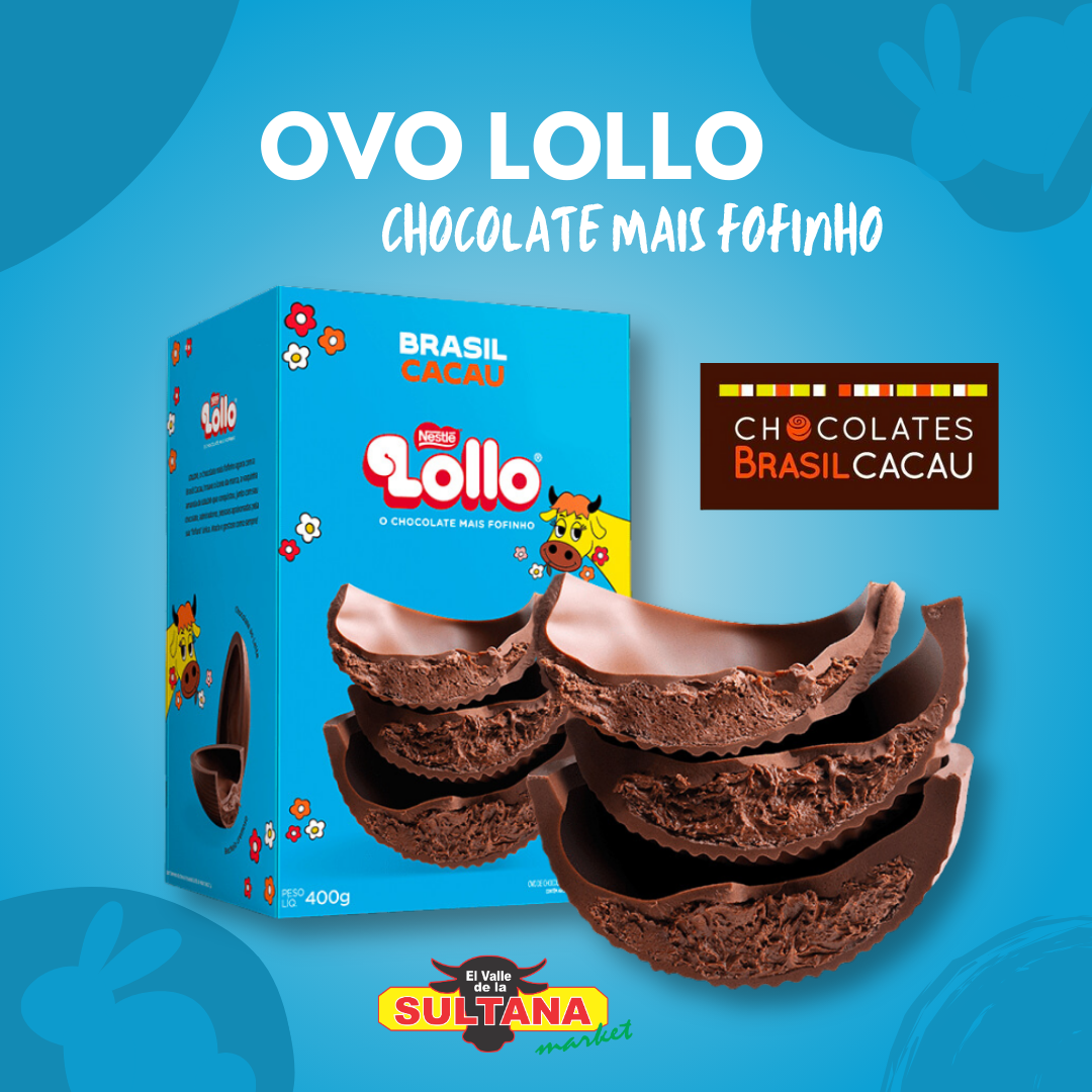 Brasil Cacau Ovo Lollo 400g