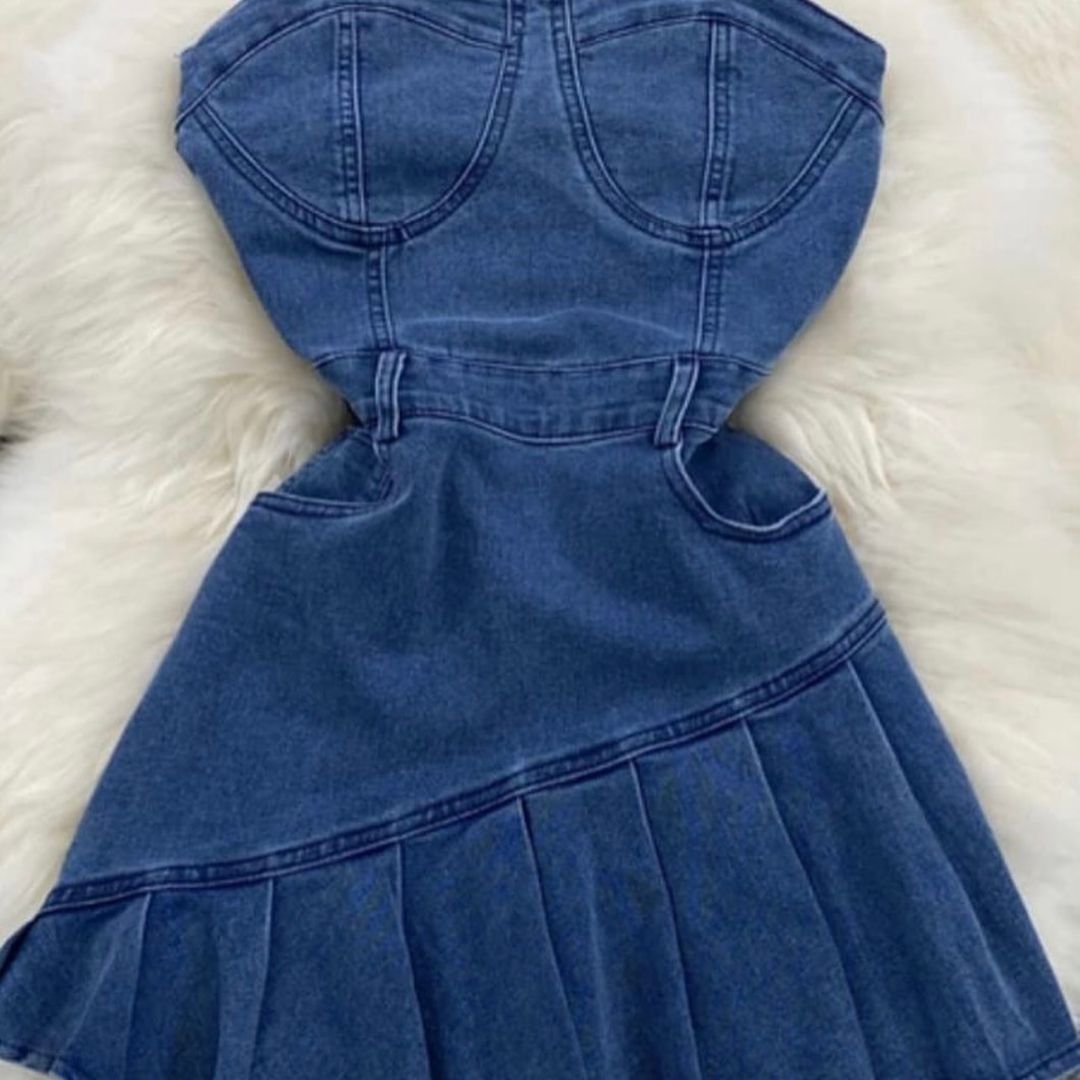 Denim mini