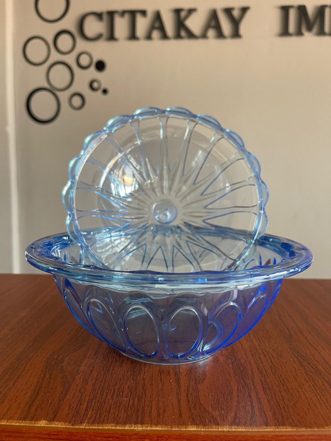 Transparent Plastic Round Clear Dessert Serving Bowl