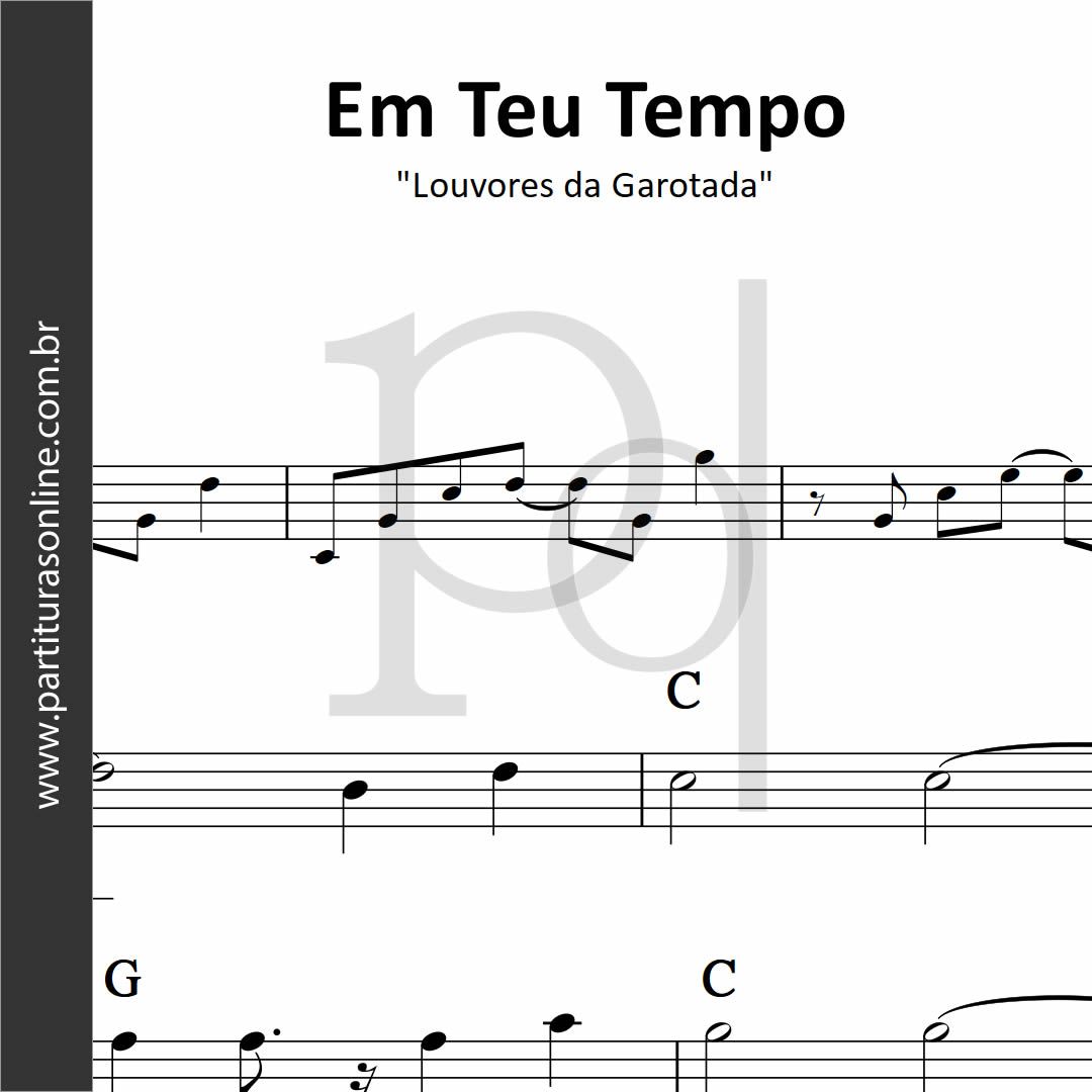 Em Teu Tempo • Louvores da Garotada