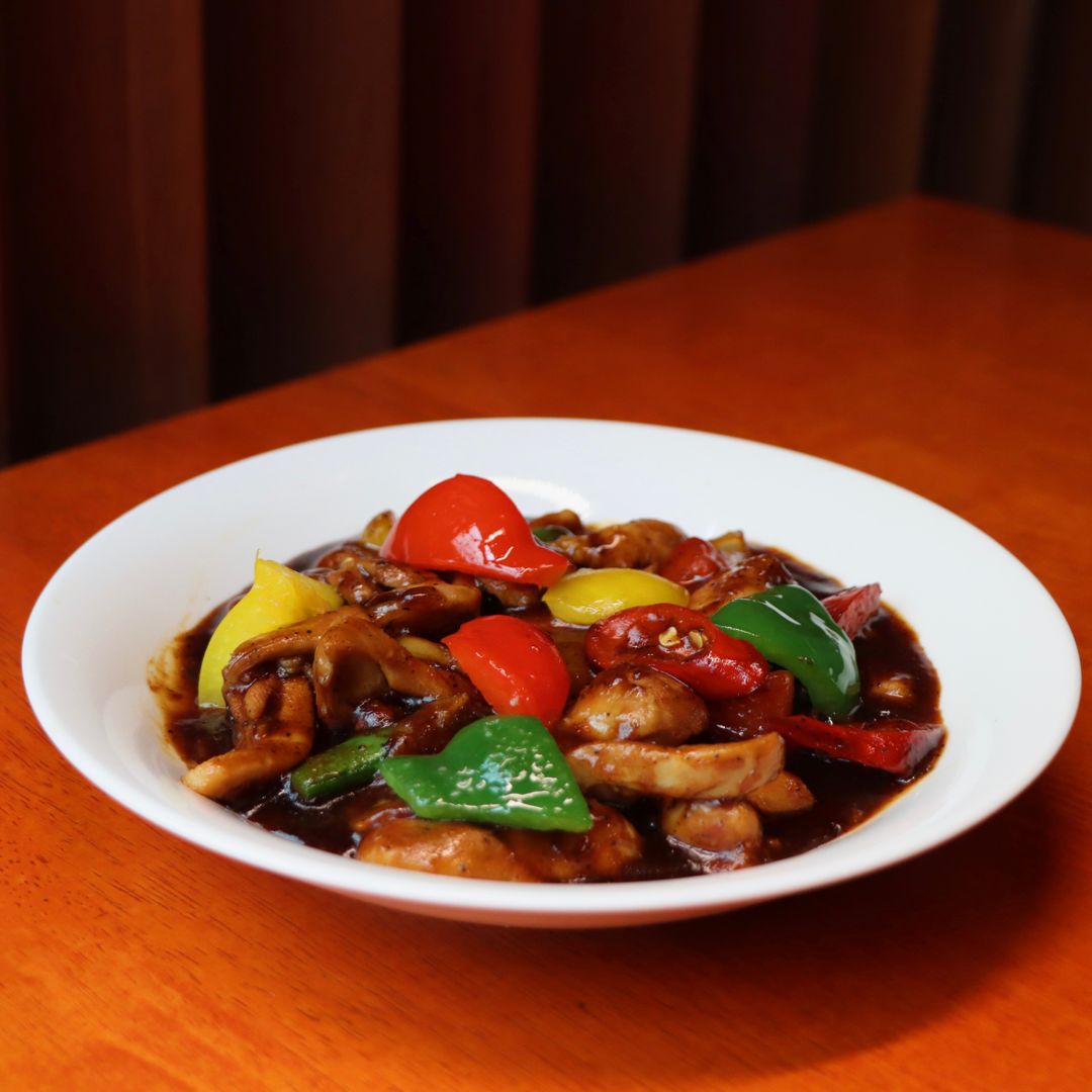 Stir-Fried Black Pepper Chicken