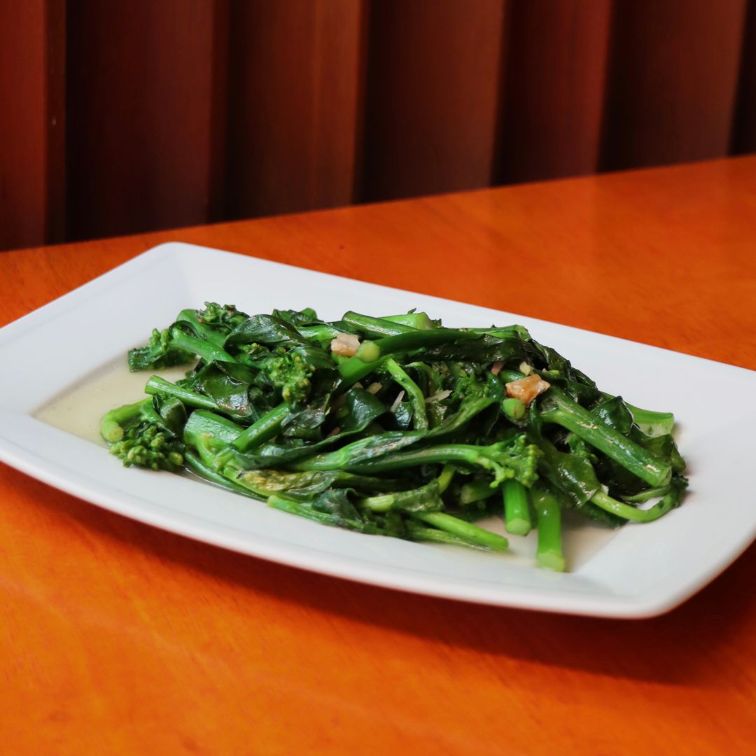 Stir-Fried ‘Kai Lan’ with Salted Fish