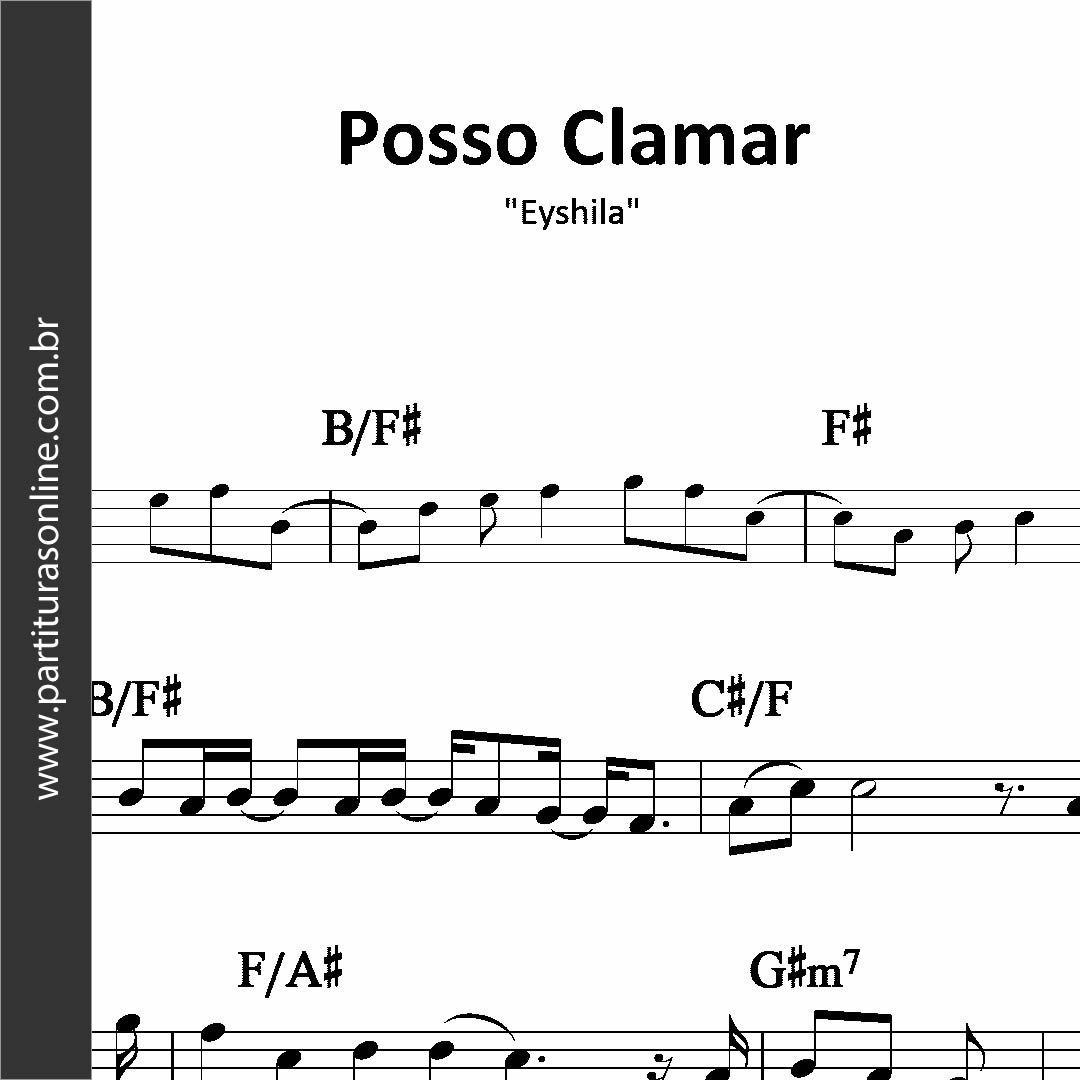 Posso Clamar • Eyshila