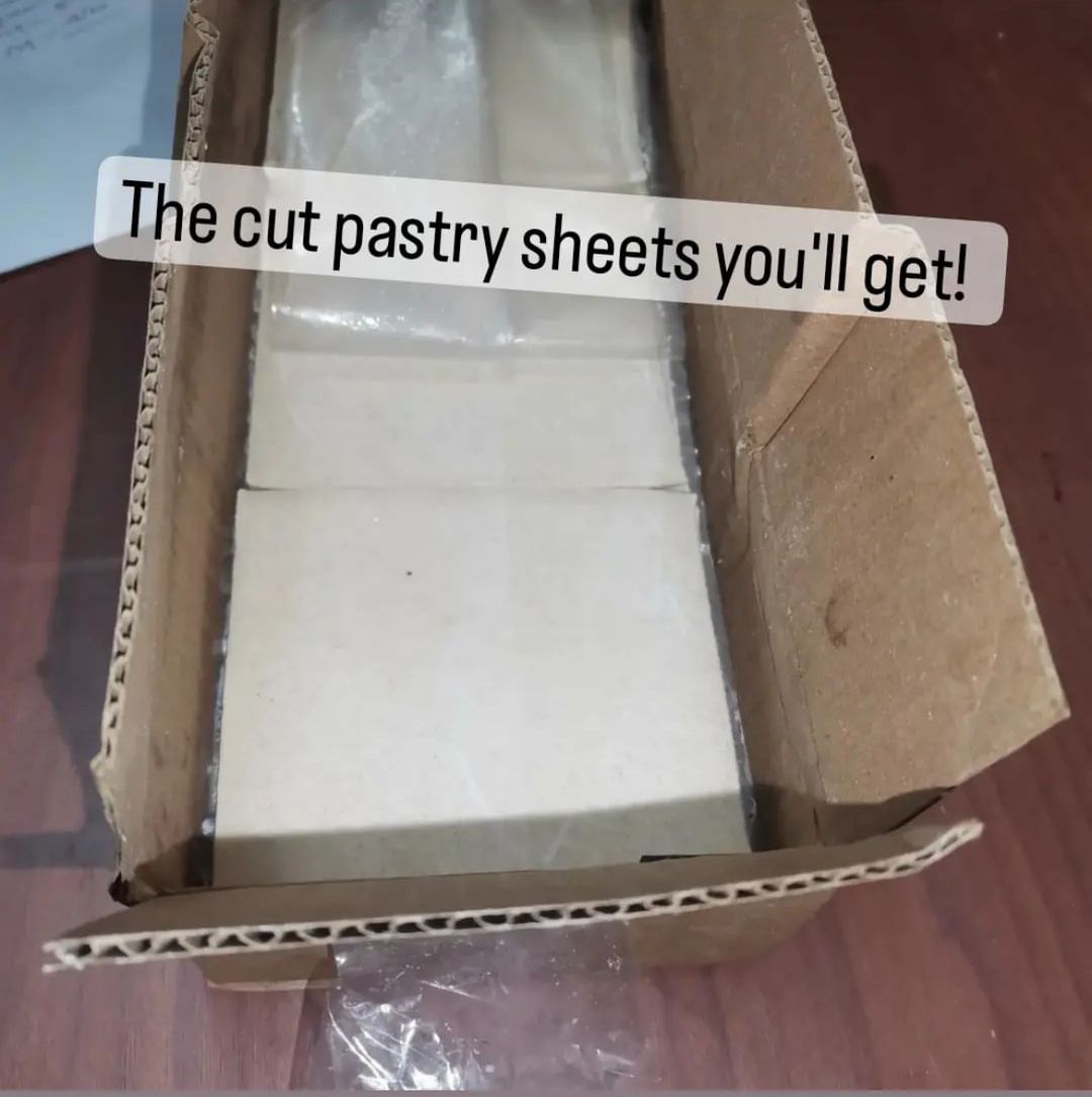 Puff pastry sheets