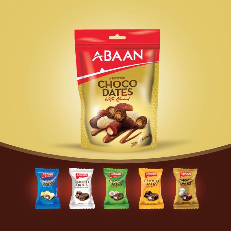 Dates chocolate assorted(500g=33 piece