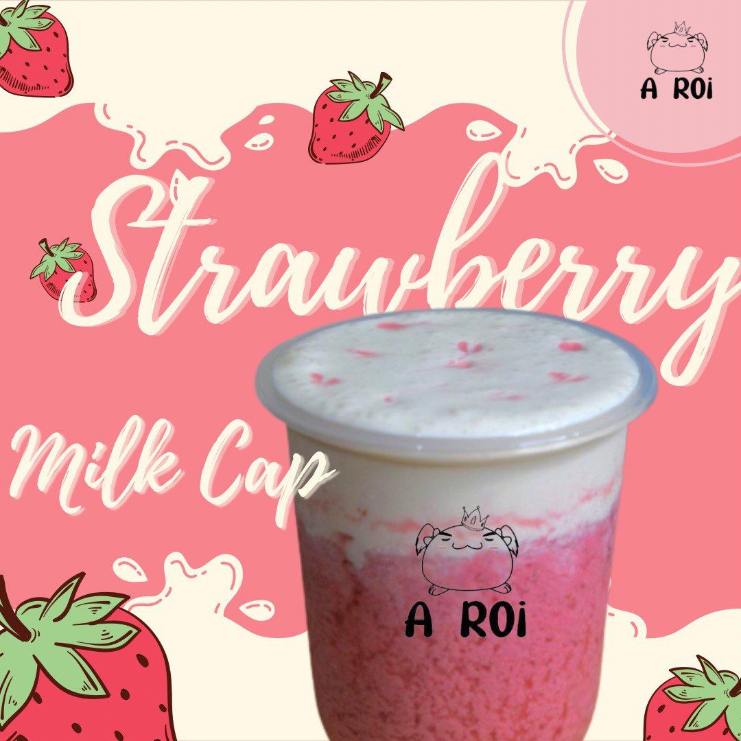 Strawberry Milk Cap