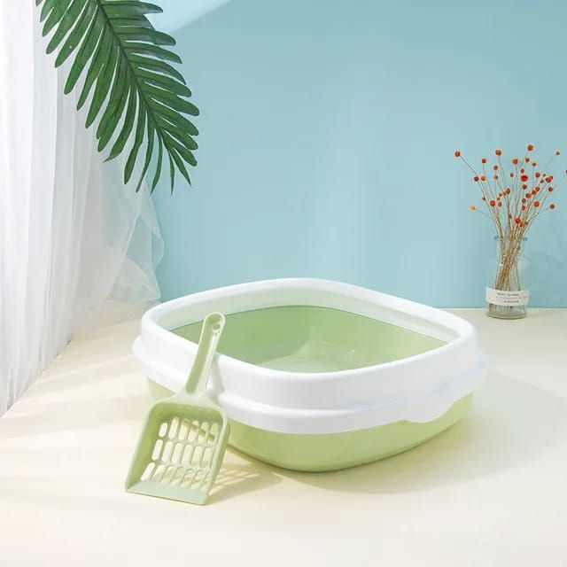 Purr-Fect Harmony Cat Litter Box and Scooper Set