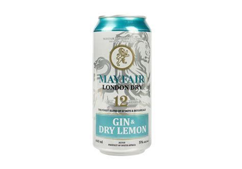 MAYFAIR GIN & DRY LEMON 440ML