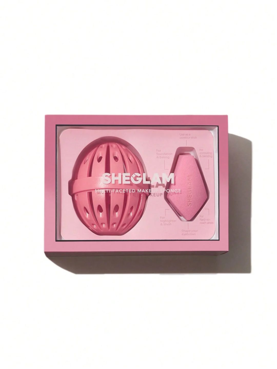 SHEGLAM Multi-Faceted Makeup Sponge Set - Pink