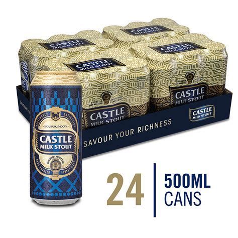 CASTLE MILKSTOUT 500ML CAN CASE (24)