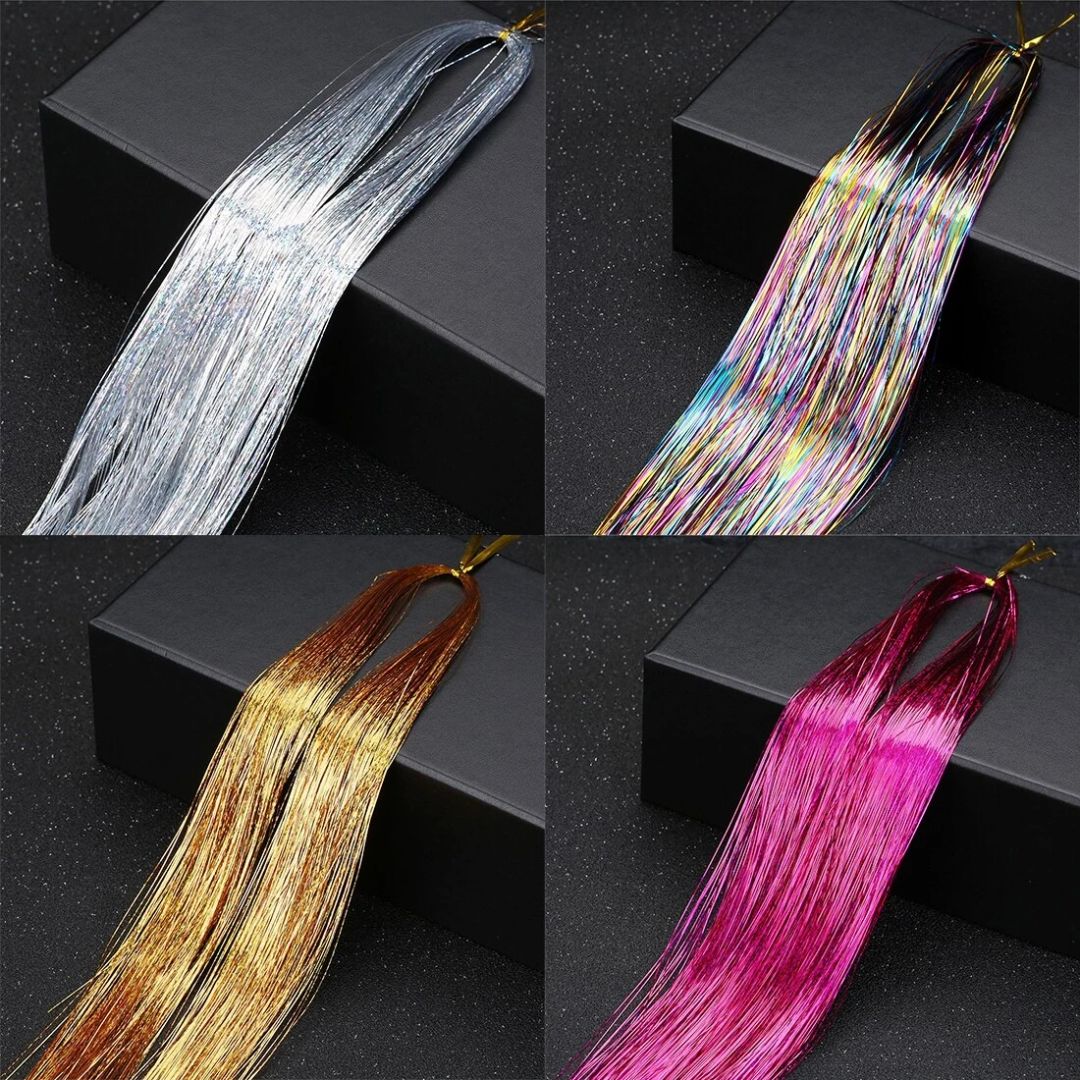 1pc 93cm Rainbow No Trace Hair Extension