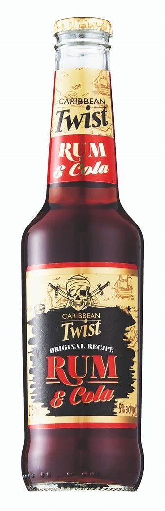 CARIBBEAN TWIST RUM&COLA 275ML CASE/24