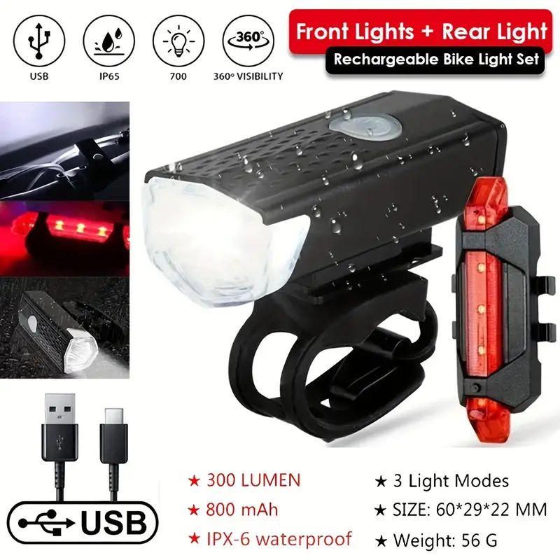 Flashlight Bicycle Headlight For Outdoor Cycling