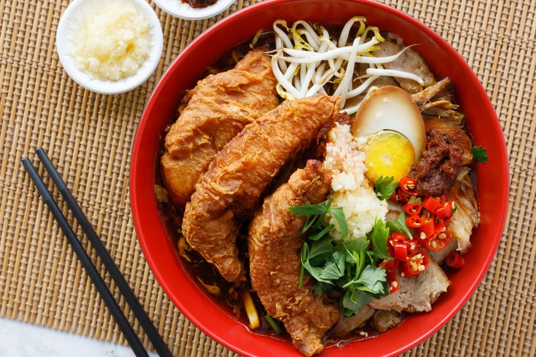 Fried Fish Lor Mee