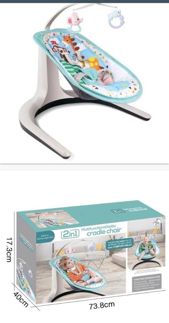 2 in 1 Multi functional baby cradle chair