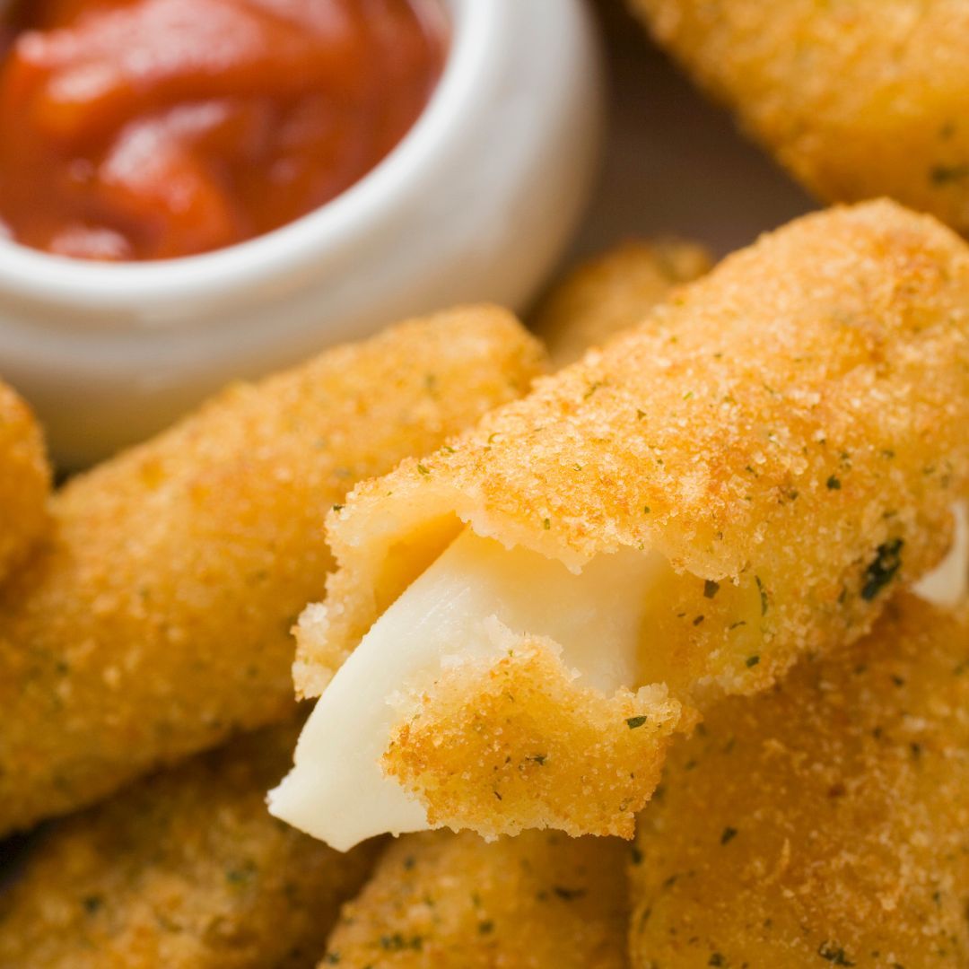 Palitos de queso mozzarella